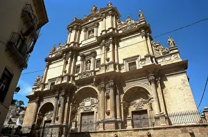 Grille: Spain, Region of Murcia, Lorca. View of the main facade