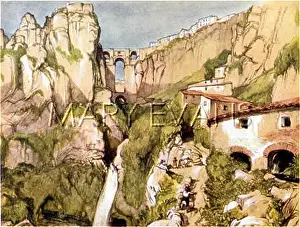 Ronda: SPAIN/RONDA BRIDGE 1838