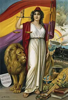 Archivo: Spain. Second Republic (1931-1936). Allegory