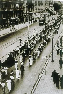 Universidad: Spain. Second Republic. Demonstration in Barcelona