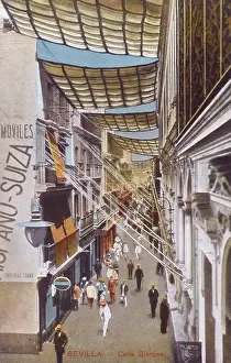 Pedestrains: Spain - Sevilla - Calle Sierpes