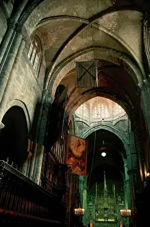Pere: Spain. Tarragona. Cathedral of Saint Mary. Interior