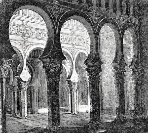 Mudejar: Spain. Toledo. Synagogue of Saint Mary the White