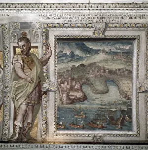 Escuadra: SPAIN. Viso del Marques. Viso Palace. Philip