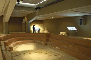 Saragossa: SPAIN. Zaragoza. Roman baths