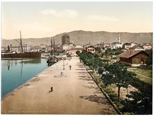 Spalato: Spalato, the docks, Dalmatia, Austro-Hungary