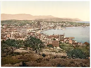 Spalato: Spalato, general view, Dalmatia, Austro-Hungary