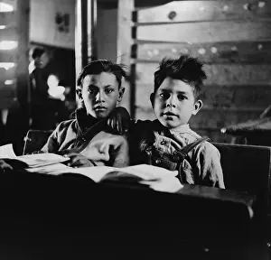 Grades: Two Spanish-American boys in a one-room ?