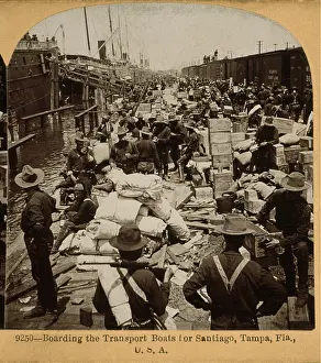 Tampa: The Spanish American War. Boarding the transport ?