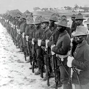 Underwood: Spanish-American War, Buffalo Soldiers, 10th Cavalry, 1899