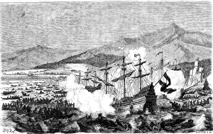 Tenochtitlan: Spanish attack Aztec fleet on Lake Texcoco