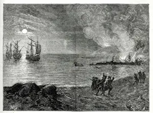 1595: Spanish attack on Penzance, Cornwall, 1595