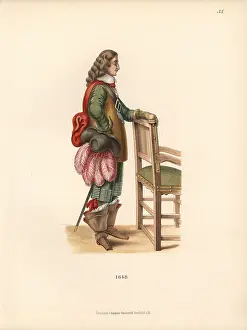Bandolier: Spanish cavalier from the 17th century, in