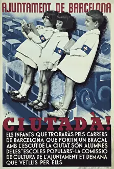 Teachings: Spanish Civil War. Propaganda poster from the