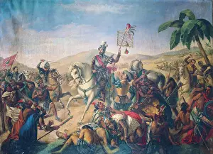 Aztecs: Spanish conquest of Mexico (1520). Hernan Cortes