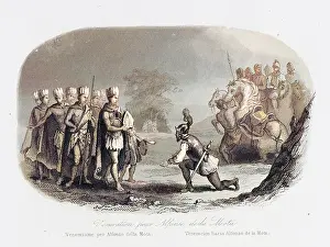 Spanish conquistadores in Mexico