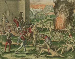 Lcgr2001: Spanish conquistadors led by Hernando de Soto