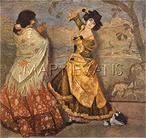 Castanets: TWO SPANISH DANCERS/1905