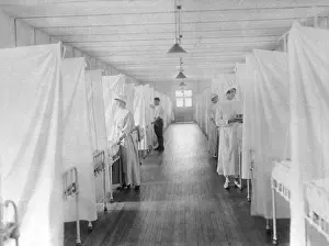 Orderlies: Spanish Flu Epidemic 1918-19. Nurses and ?