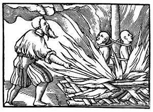 Persecution: Spanish Inquisition, Burned at Stake, 1549