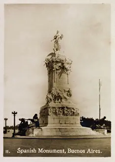 Palermo: Spanish Monument, Buenos Aires, Argentina, South America