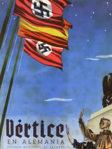 Sandwiched: SPANISH & NAZI FLAGS