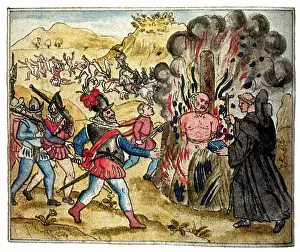Persecution: Spanish Persecution, Hatuey Burned at Stake, 1512