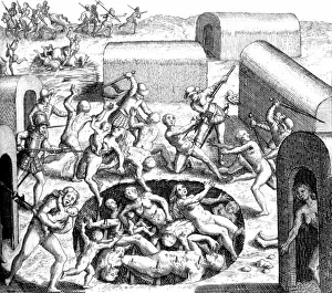 Bartolome: Spanish Persecution in the West Indies, Impalment, 16th Cent