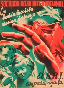 Benevolent: Spanish poster, International Red Aid