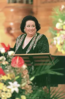 Operatic: Spanish soprano Montserrat Caballe, 1996