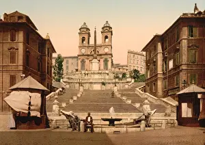 Monti: Spanish Steps - Architecture - Church - Rome