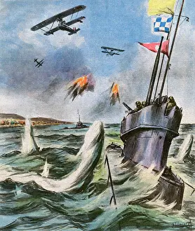 Nationalists: SPANISH SUB SUNK NR GIB