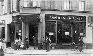 Stadt: Sparkasse in Berlin, 1917