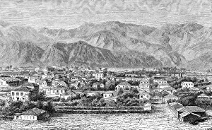 Sparta: Sparta and the Taygetus mountains, c. 1880
