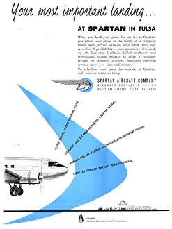 Misc: Spartan Aircraft Engineering Tulsa 1957