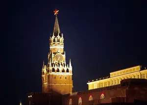 Spasskaya: Spasskaya Tower of Moscow Kremlin, 1981