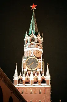 Spasskaya: Spasskaya Tower of Moscow Kremlin, 1987