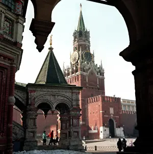 Spasskaya: Spasskaya Tower of Moscow Kremlin, 1989
