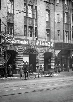 Editorial: SPD election banners, 1933