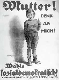 Appeal: SPD election poster for the election to the