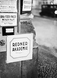 Speakers: Speakers Academy, 1929