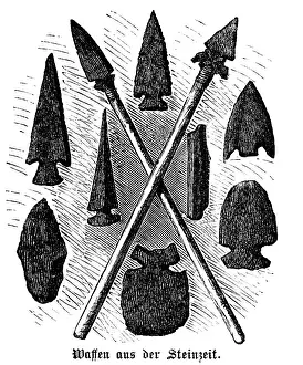 Spearhead: Spears and spearheads from the Stone Age