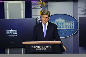 The Everett Collection: Special Envoy for Climate, John Kerry, meets with
