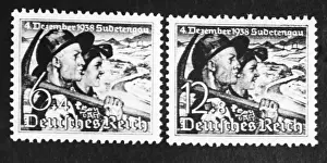 Voted: Special stamp of the Sudetengau, 1938