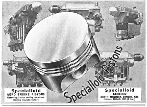 Pistons: Specialloid Aero Engine Pistons
