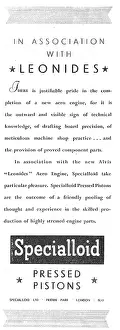 Pistons: Specialloid Pressed, Cast & Forged Pistons