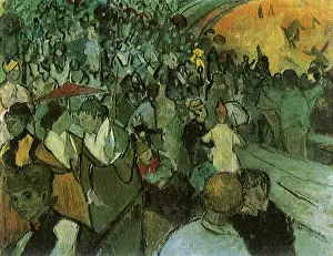 Arles: Spectators in the Arena at Arles, by Van Gogh