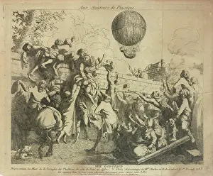Amateurs: Spectators of balloon ascent, Paris