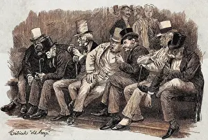 Spectators at the Eton v Harrow match at Lord's