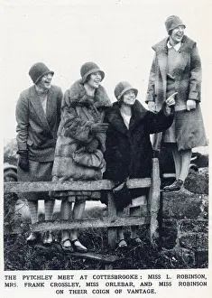 Winifred: Spectators at Pytchley meet, Cottesbrooke